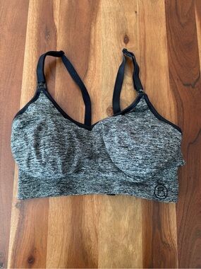 Bravado Heathered Gray Wireless Nursing/Sports Bra